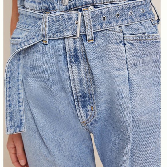 AGOLDE '90S ULTRA HIGH-RISE STRAIGHT JEANS NWT - Picture 3 of 15